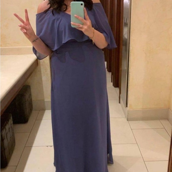 Morilee bridesmaid dress, Storm, size 12 - Picture 2 of 4